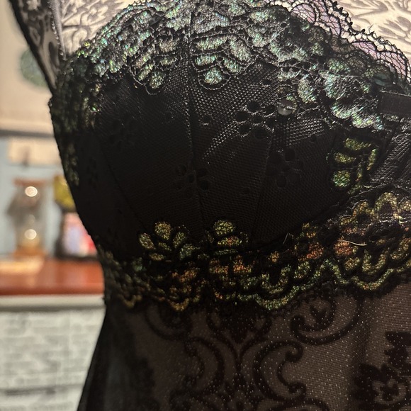 Victoria Secret Sexy Little Things Sz 36B Baby Doll Top. Black - Picture 2 of 9